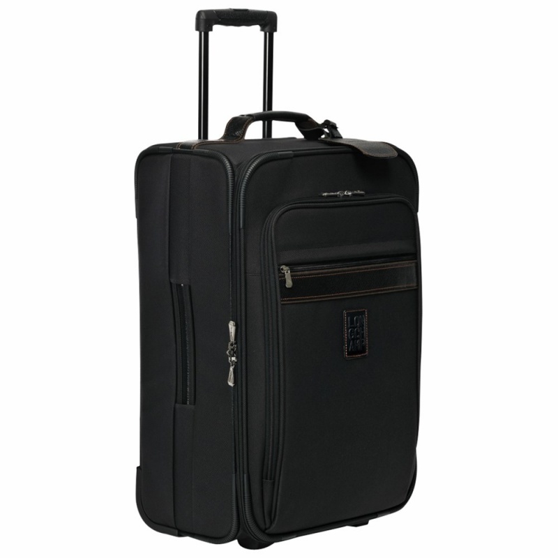 Black Longchamp Boxford M Men's Suitcases